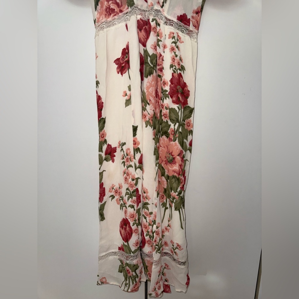 Reformation Pink Floral Midi Dress - Picture 2 of 10